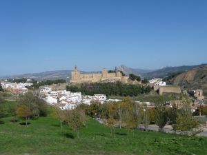 We passed by the historic town of Antequera, with it's 14th century fort, the Alcazaba.