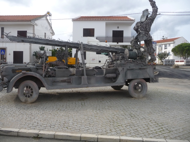 You see all sorts of vehicles on Portuguese roads.